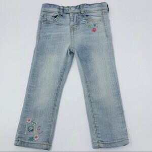 Jessica Simpson Embroidered Jeans Size 2T Adjustable Waist